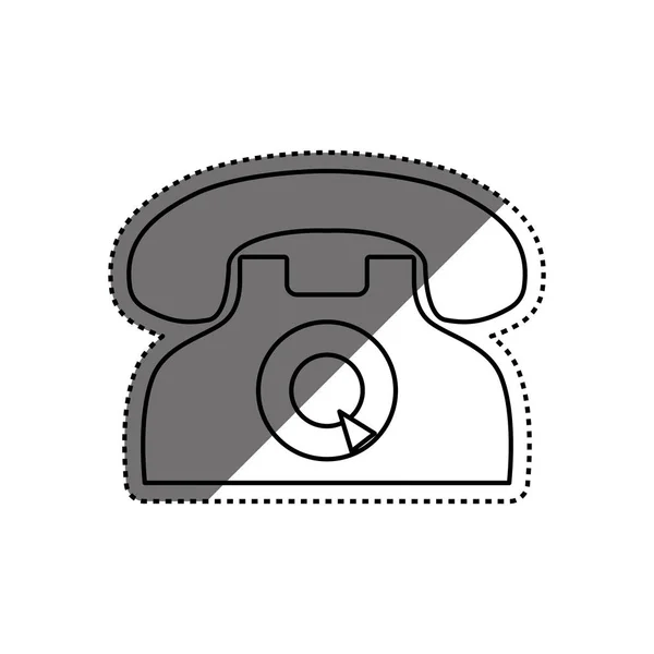 Telephone communication technology — Stock Vector