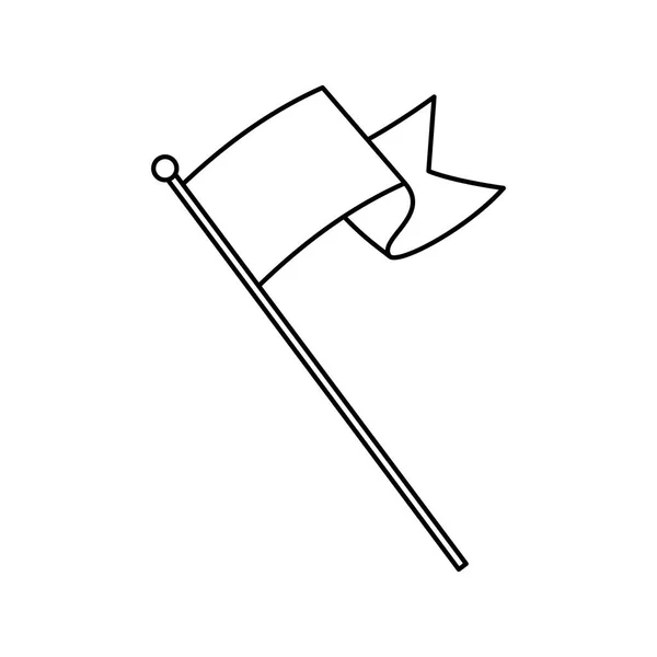 Flagga eller vimpel — Stock vektor