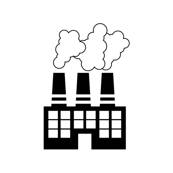 工厂或工业建筑符号 — 图库矢量图片