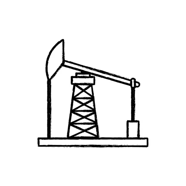 Petrol pompa makine — Stok Vektör