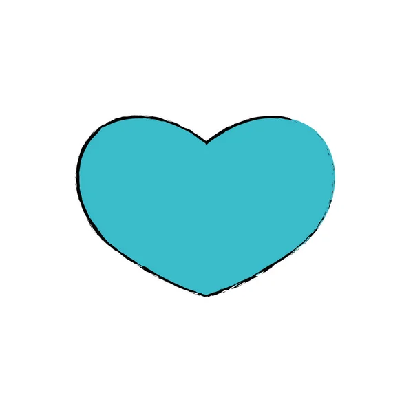 Coeur et amour — Image vectorielle