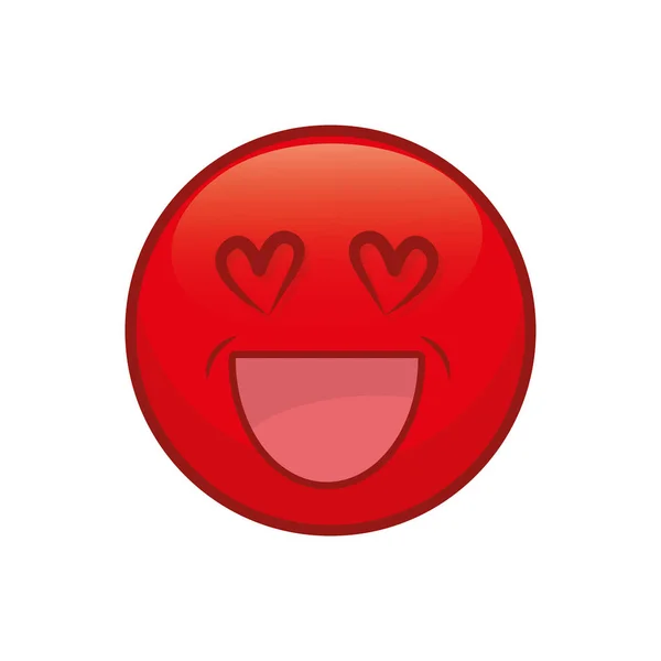 Cartone animato emoticon divertente — Vettoriale Stock