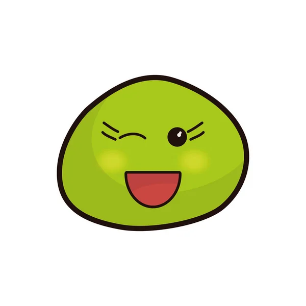 Grappige emoticon cartoon — Stockvector