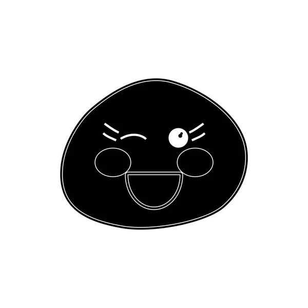 Desenho animado emoticon engraçado — Vetor de Stock