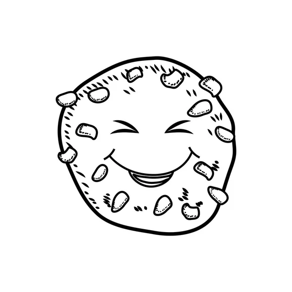 Το cookie αστεία καρτούν — Διανυσματικό Αρχείο