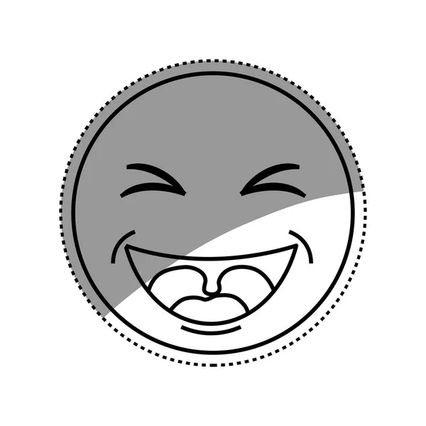 Desenho animado emoticon engraçado —  Vetores de Stock