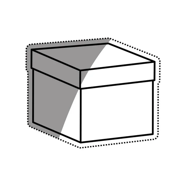 Karton kutu teslimatı — Stok Vektör