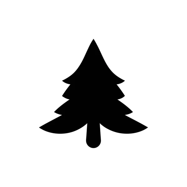 Fenyőfa karácsonyfa — Stock Vector