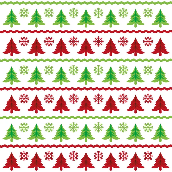 Fenyőfa karácsonyfa — Stock Vector