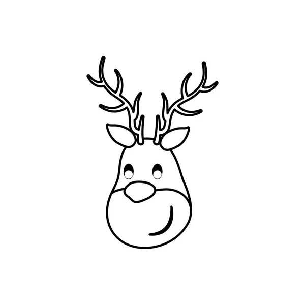 Navidad lindo dibujo animado — Vector de stock