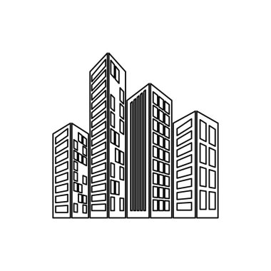 Şehir binaları sembolü