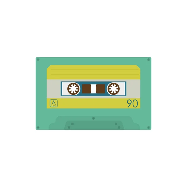 Cassette muziekapparaat — Stockvector