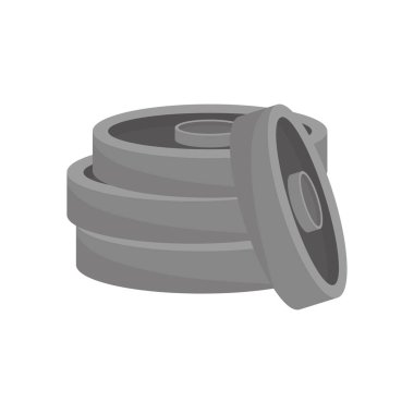 Spor salonunda ağırlık disk