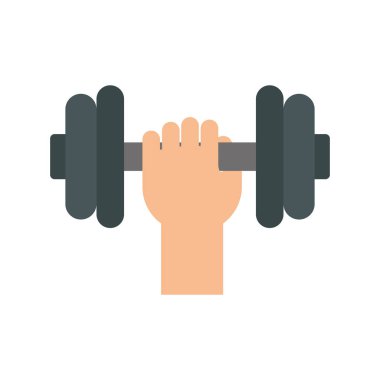 İzole jimnastik salonu ağırlık