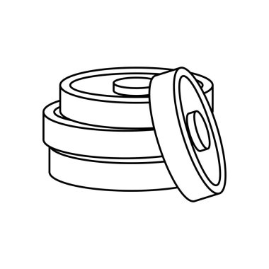 Spor salonunda ağırlık disk