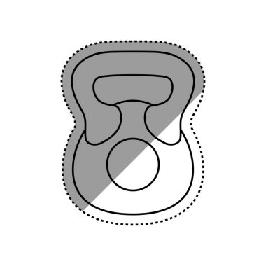 İzole jimnastik salonu ağırlık