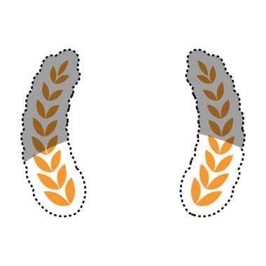 Çelenk süs yaprakları