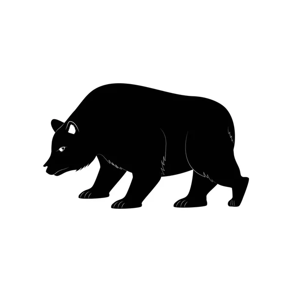 Urso do mercado bolsista — Vetor de Stock