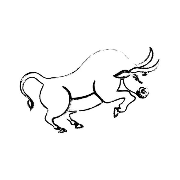 Symbole du marché boursier Bull — Image vectorielle