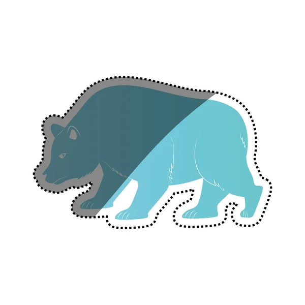 Oso de bolsa — Vector de stock