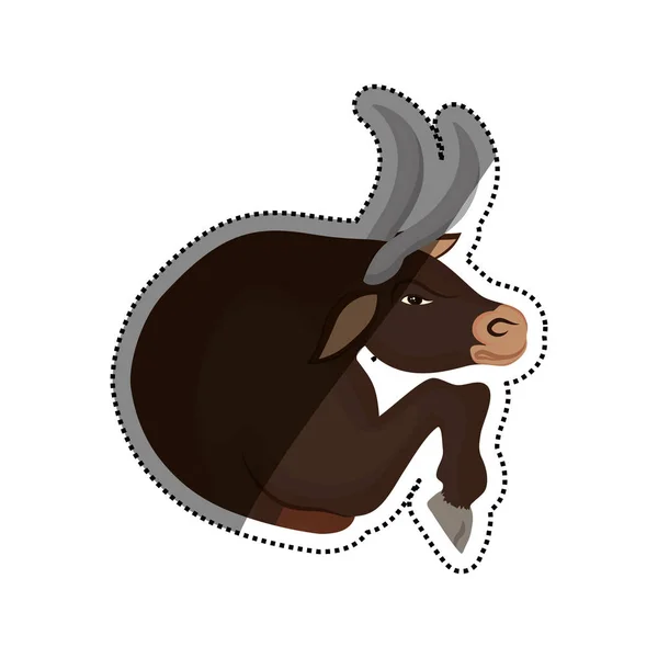 Bull burzovní symbol — Stockový vektor