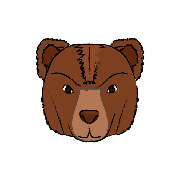 Oso de bolsa — Vector de stock