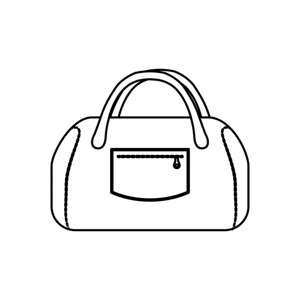 Sac de sport femme — Image vectorielle