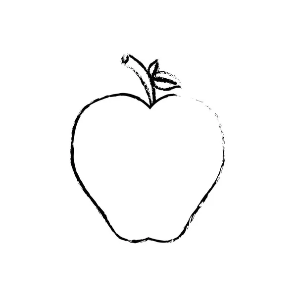 Fruta de manzana deliciosa — Archivo Imágenes Vectoriales