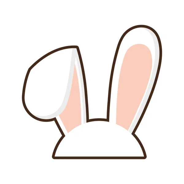 Download Bunny ears mask, decoration on the head, outline drawing ...