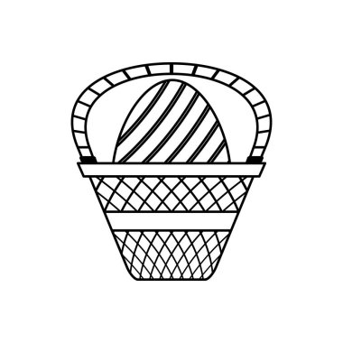 Paskalya sepet yumurta dekoratif