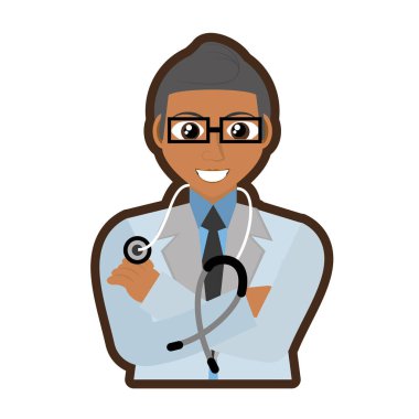 Doktor stetoskop hastane personeli