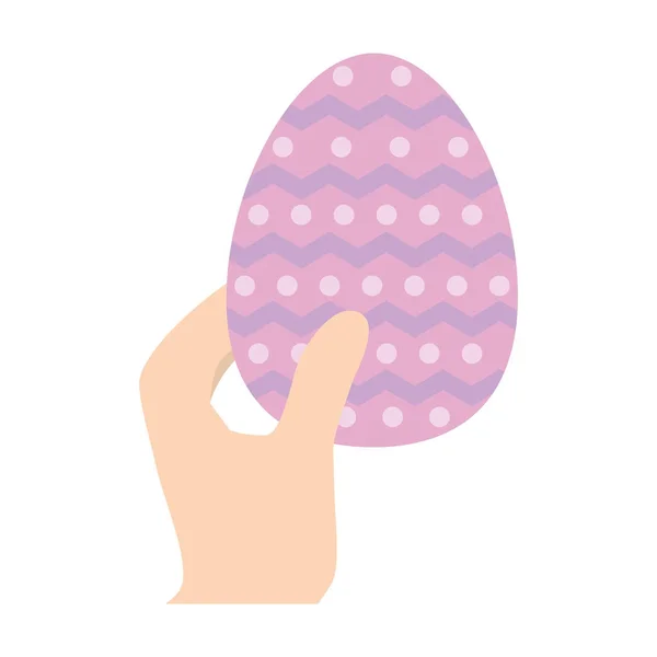 Mão hing ovo de Páscoa —  Vetores de Stock