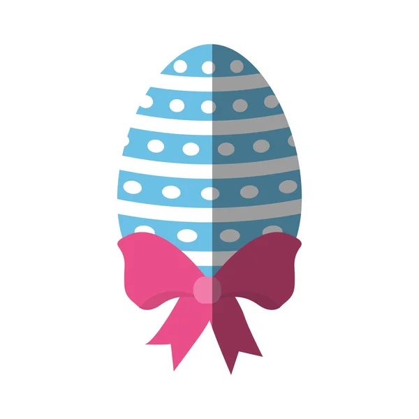 Œuf de Pâques avec arc — Image vectorielle