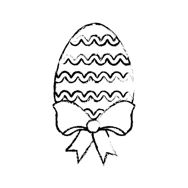 Πασχαλινό αυγό με φιόγκο — Διανυσματικό Αρχείο