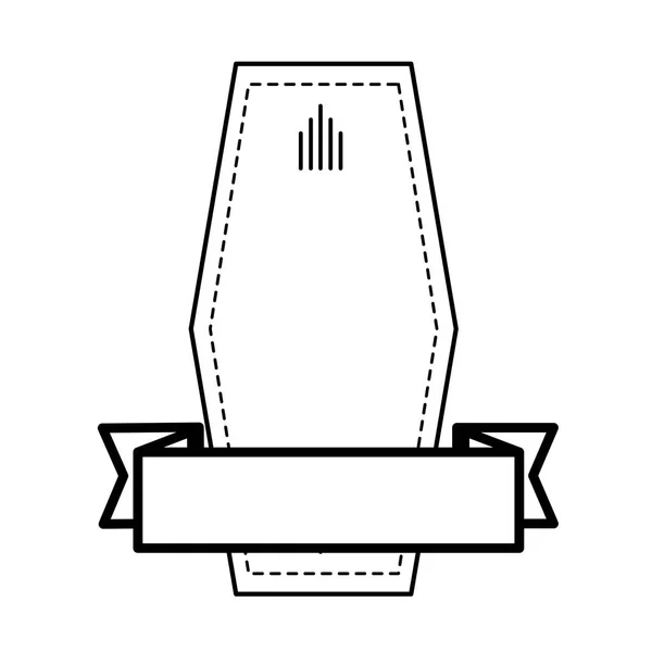 Etiqueta geométrica icono de cinta decorativa — Archivo Imágenes Vectoriales