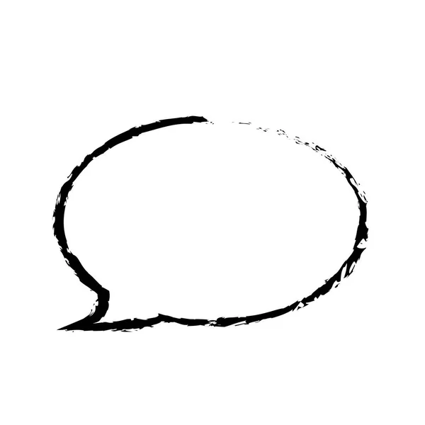 Ескіз зв'язку бульбашкового мовлення — стоковий вектор