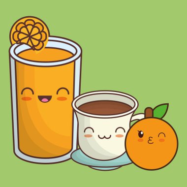 Kawaii gıda simge görüntüsü