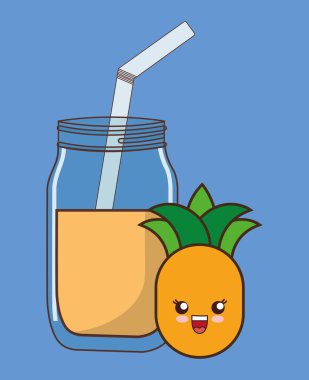 Kawaii gıda simge görüntüsü