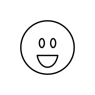 Gülümsemek ifade karikatür