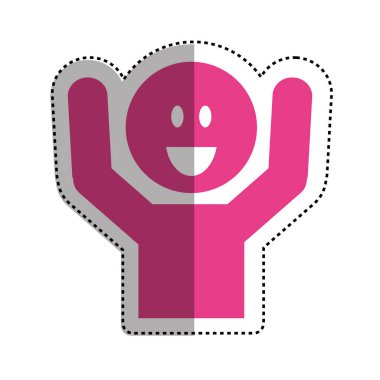 Mutlu Adam gülümsüyor.