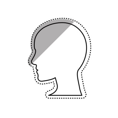 İnsan kafası silueti