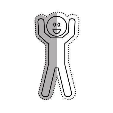 Mutlu Adam gülümsüyor.