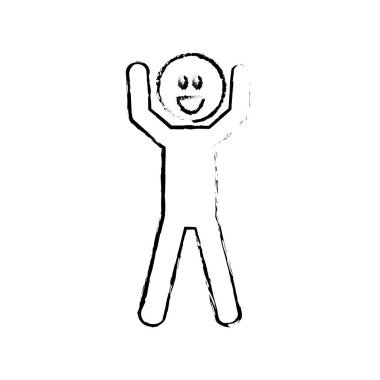 Mutlu Adam gülümsüyor.