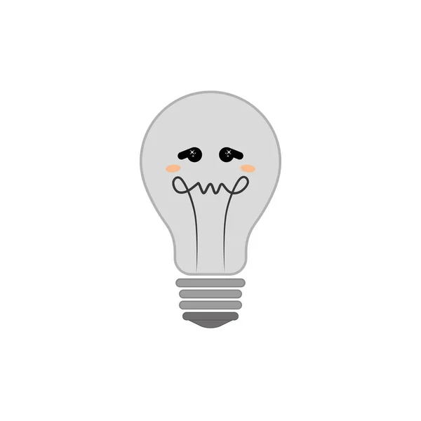 Luz da lâmpada desenhos animados —  Vetores de Stock