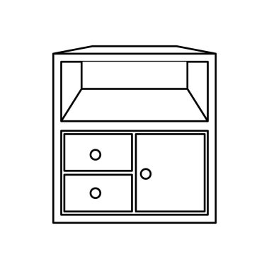 Küçük ahşap dolap