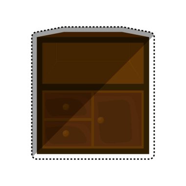 Küçük ahşap dolap