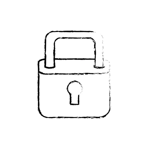 Símbolo de segurança do cadeado —  Vetores de Stock