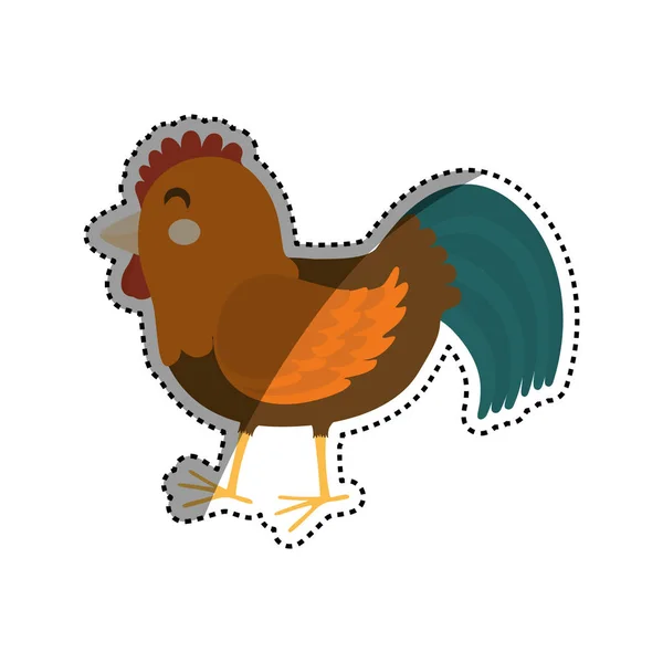 Animal de granja de pollo — Archivo Imágenes Vectoriales