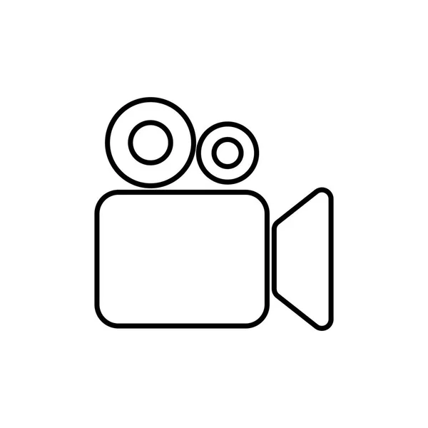 Cinema camcorder symbol — Stockový vektor