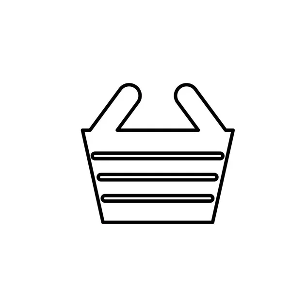 Shopping basket symbol — Stock vektor